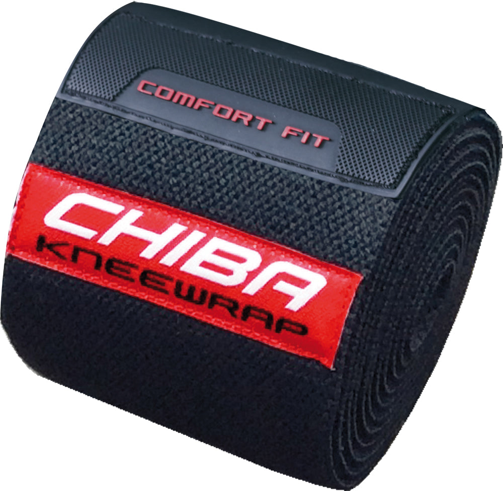CHIBA Knee Wrap Black Line 黑標深蹲纏繞護膝 黑色