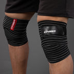 CHIBA Knee Wrap Pro 專業深蹲加強護膝 黑色