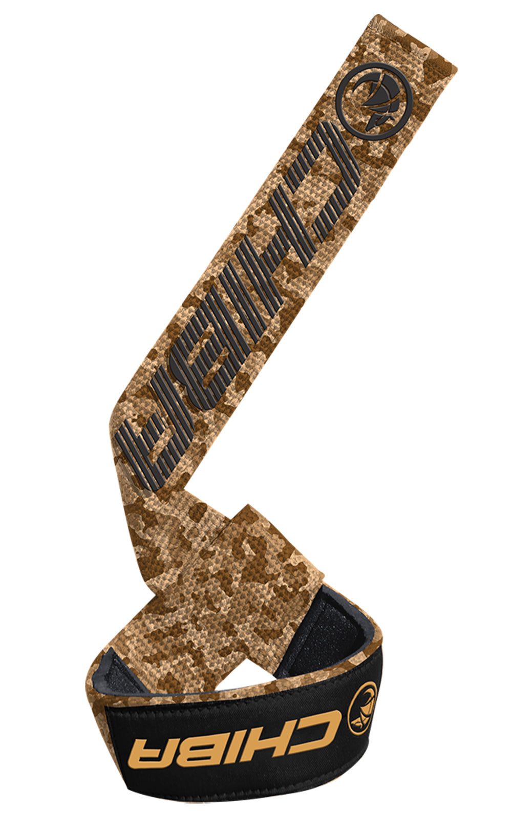 CHIBA Lifting Strap 經典重訓助拉帶 迷彩沙色