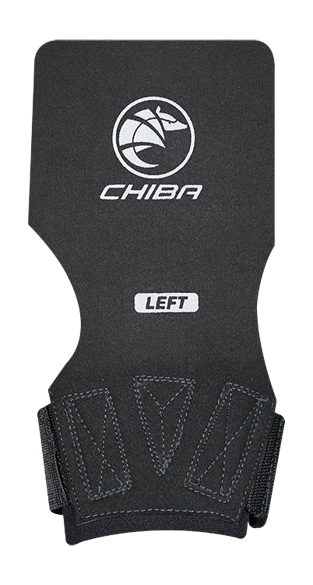 CHIBA Powergrips 掌心握力輔助拉力片 黑色