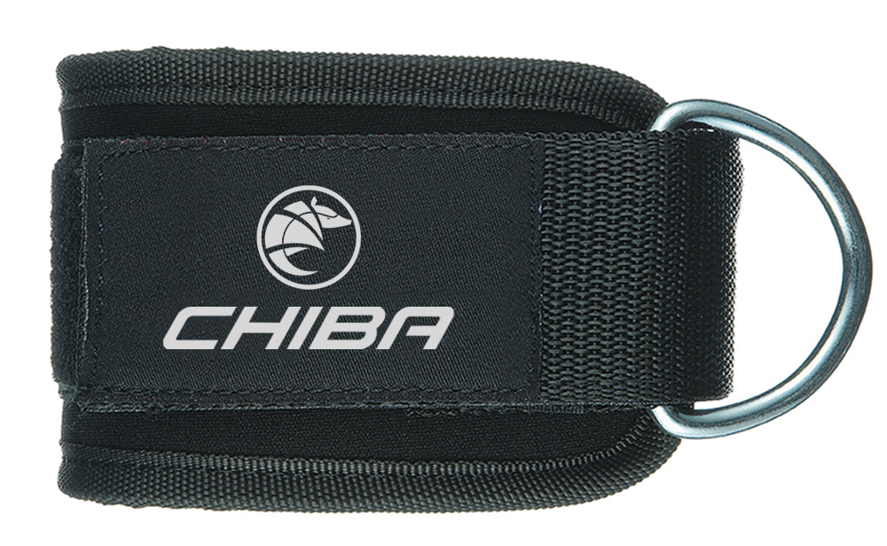 CHIBA Leg Loops 龍門架腿部訓練腳踝扣環 黑色
