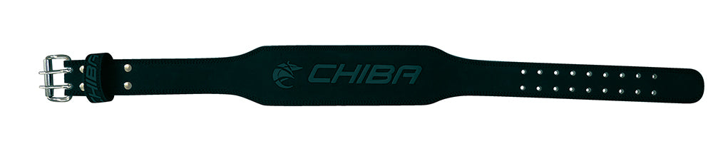 CHIBA Leather Belt 經典真皮重訓健力腰帶 極致黑