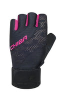 CHIBA Lady Wrist Pro V2 女款專業護腕健身手套 V2 黑配粉紅