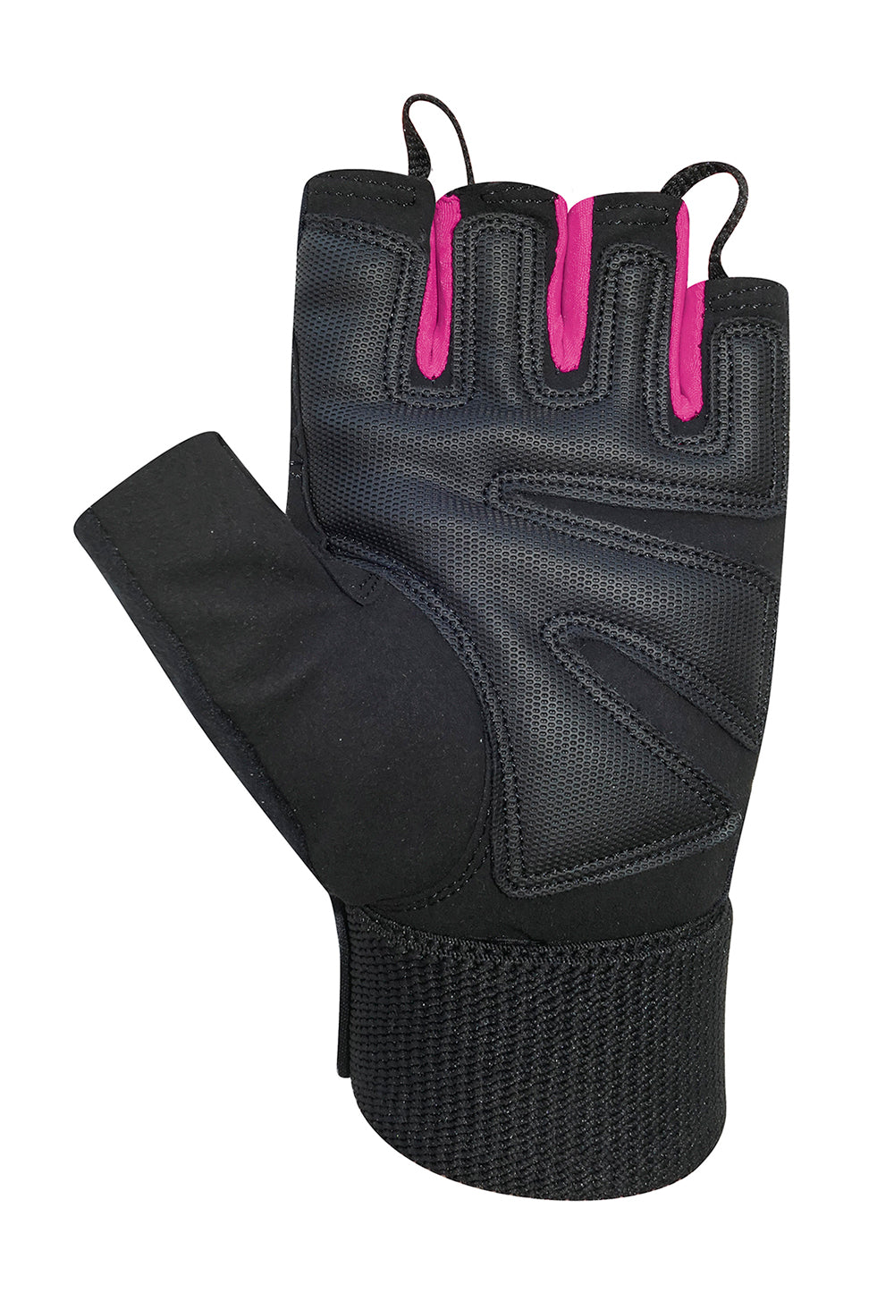 CHIBA Lady Wrist Pro V2 女款專業護腕健身手套 V2 黑配粉紅