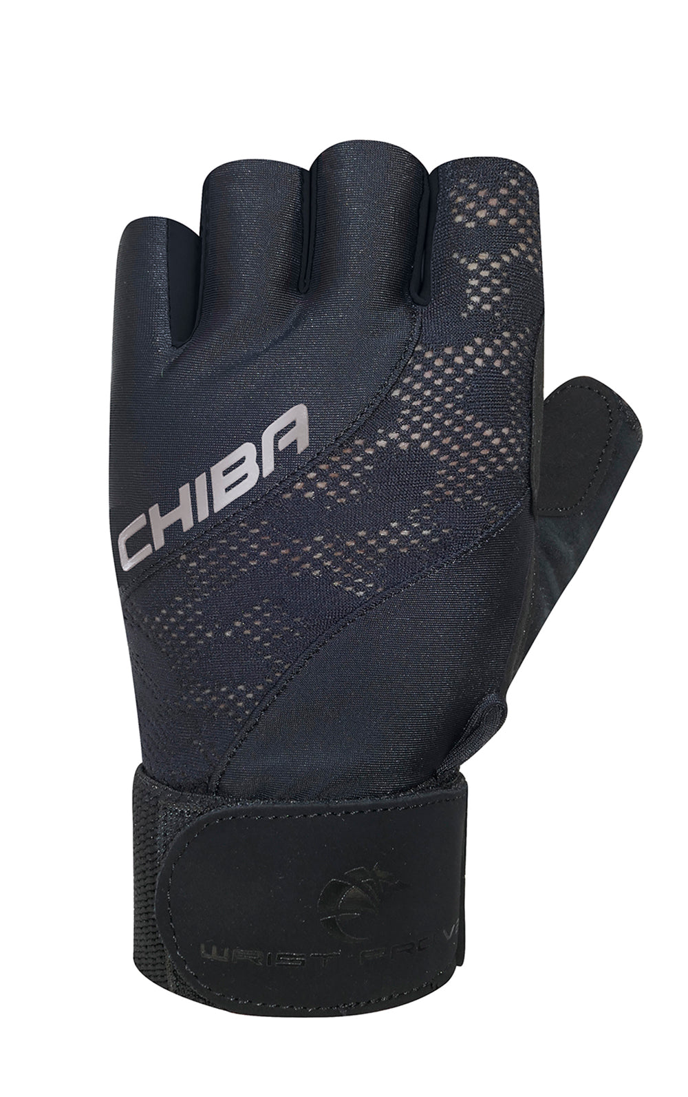 CHIBA Lady Wrist Pro V2 女款專業護腕健身手套 V2 黑配銀色