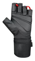 CHIBA Iron Premium III Weightlifting Gloves — Black